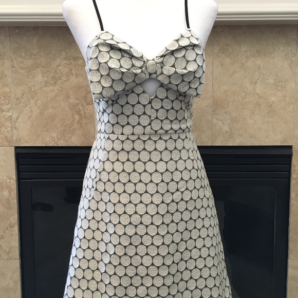 BCBGeneration black & white polka dot dress 1 3 - Picture 10 of 14